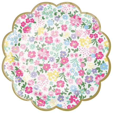 Piatti Fiori 18cm 8pz