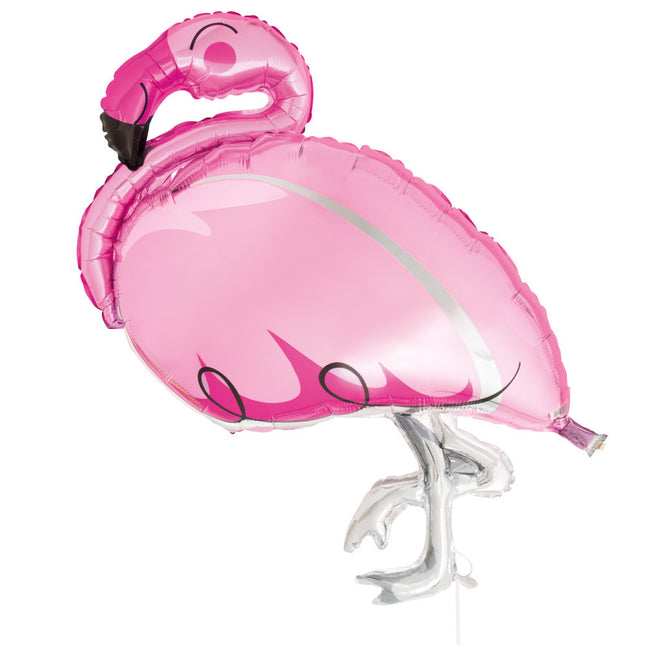 Palloncino ad elio Flamingo 89 cm vuoto