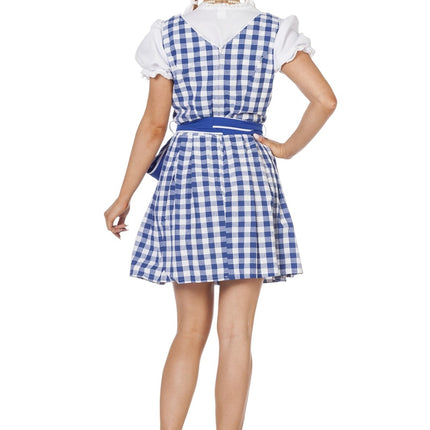 Abito Dirndl blu Oktoberfest Donna