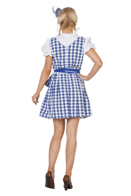 Abito Dirndl blu Oktoberfest Donna