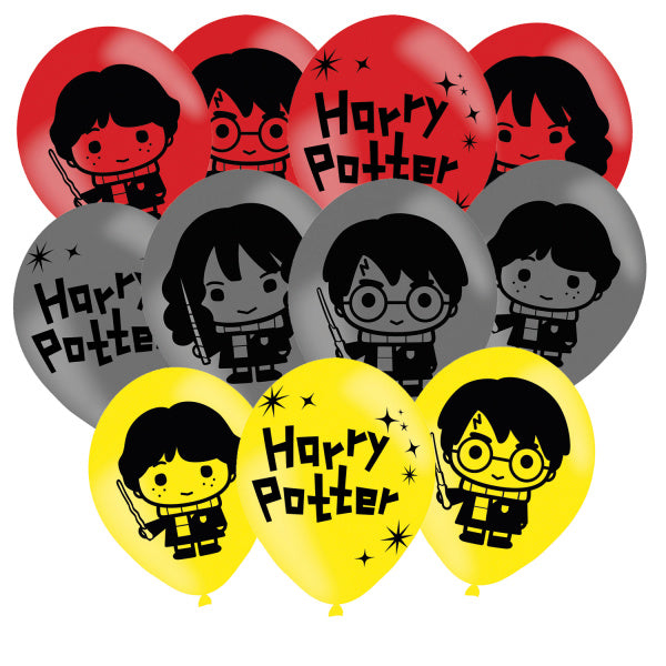 Palloncini colorati Harry Potter 27,5 cm 6 pezzi