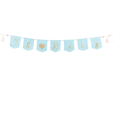 Striscione blu Oh Baby 2,5 m