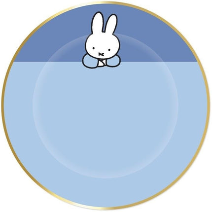 Piatti Miffy blu 18 cm 8 pezzi