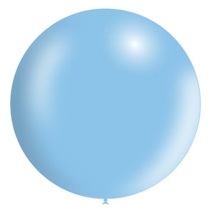 Palloncino gigante azzurro XL metallizzato 91 cm