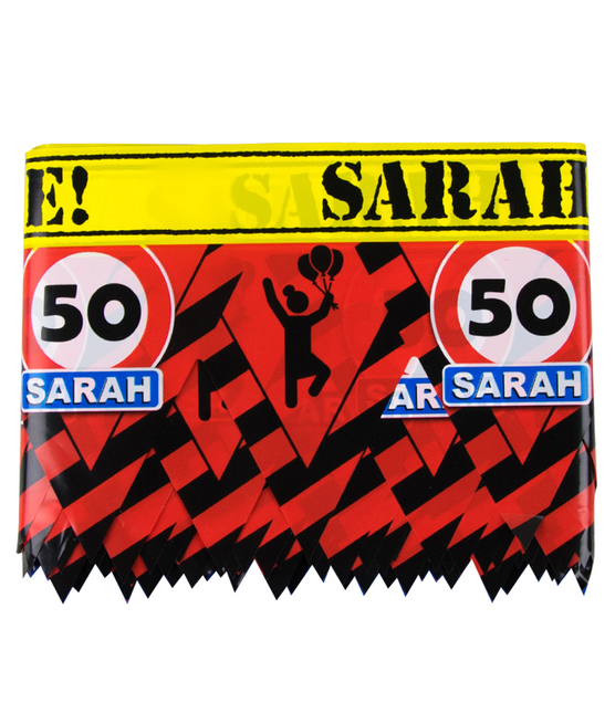 Sarah Barrier Ribbon 50 years Traffic sign 12m