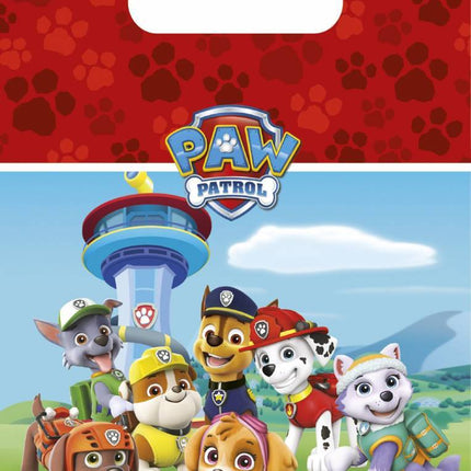 Sacchetti di condivisione Paw Patrol Decorazione 23 cm 6 pezzi