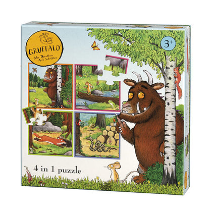 Puzzle 4 in 1 del Gruffalo