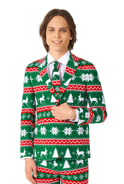 Tuta verde festosa Ragazzo adolescente OppoSuits