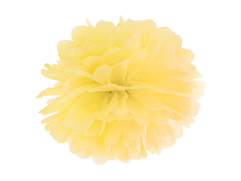 Pompon giallo 25 cm