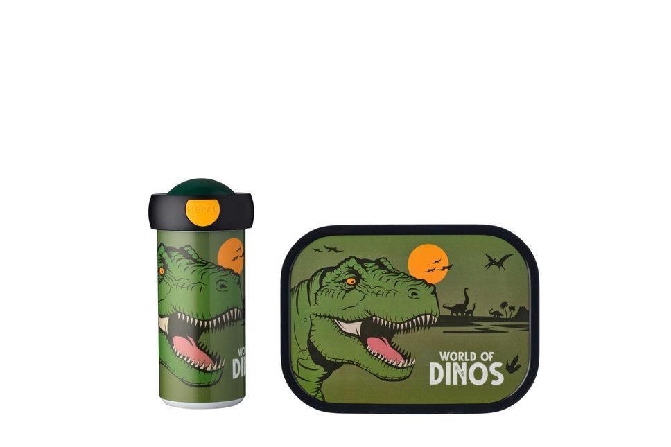 Set pranzo Campus School mug+Lunchbox Dino