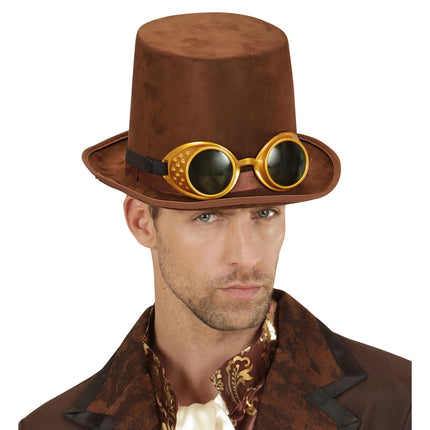 Cappello Steampunk Marrone