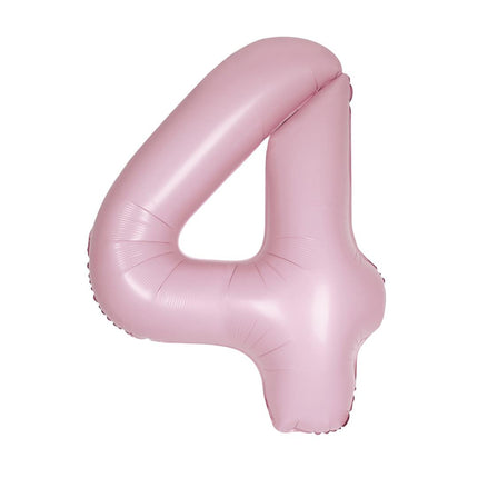 Palloncino a figura rosa 4 anni opaco 86 cm