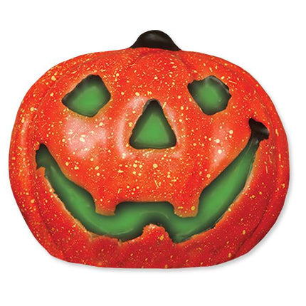 Zucca di Halloween con luce 17 cm