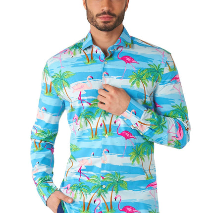 Camicia Hawaii Flamingo Uomo OppoSuits