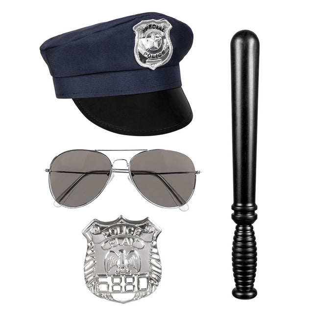 Set di costumi Polizia 33cm 4 pezzi