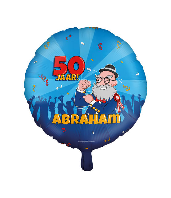 Palloncino ad elio Abraham Cartoon Vuoto 30cm