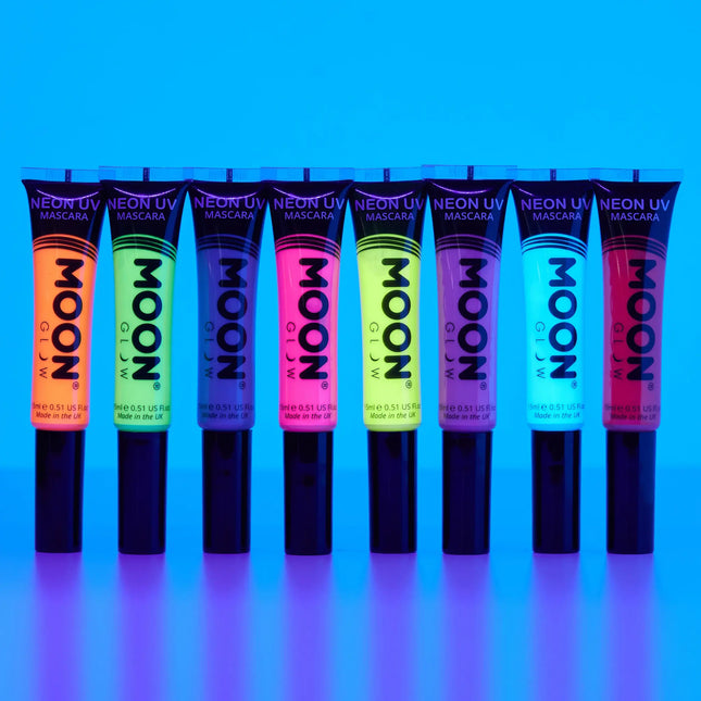 Moon Glow Neon UV Mascara Rosa Intenso 15ml
