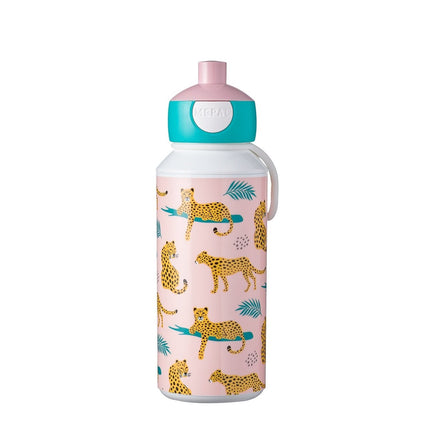 Bottiglia Pop-Up Campus 400ml Leopardo