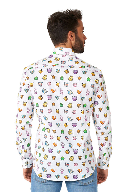 Camicia Pixel Pokémon Uomo OppoSuits