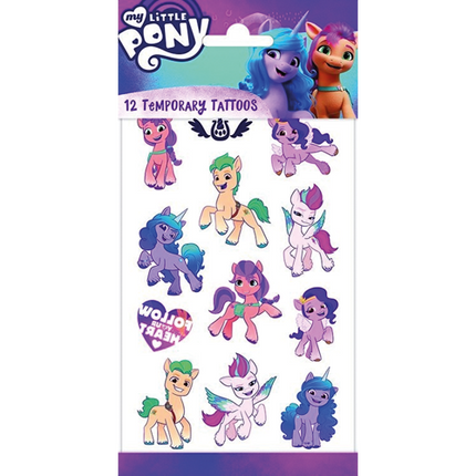 Tatuaggi My Little Pony 12 pezzi