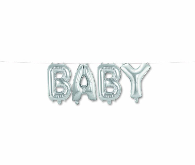 Set di palloncini nascita con lettere Baby 36 cm