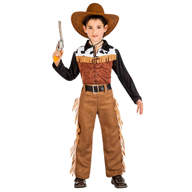 Costume da Cowboy Ragazzo Marrone