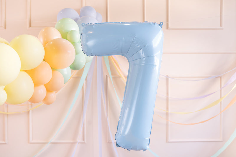 Palloncino a 7 anni Azzurro Vuoto 72cm