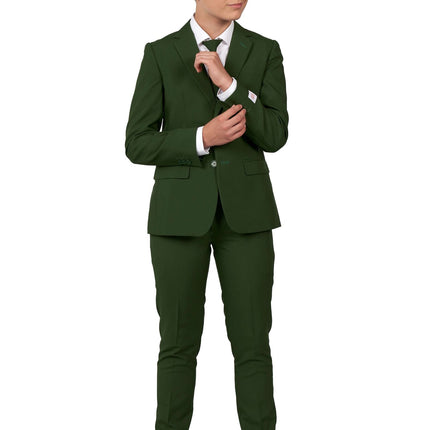 Tuta verde scuro ragazzo adolescente OppoSuits