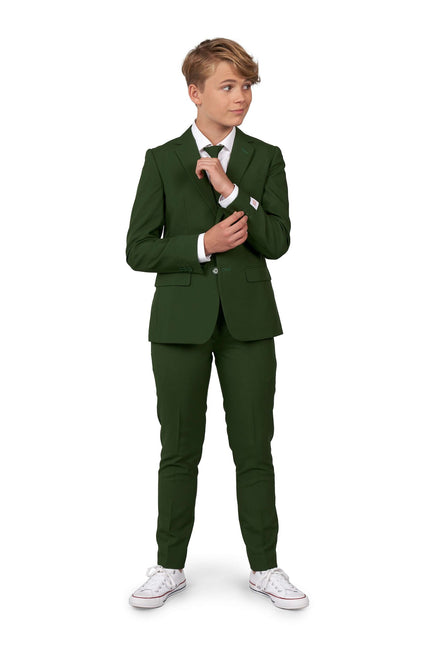 Tuta verde scuro ragazzo adolescente OppoSuits