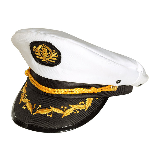 Cappello bianco e nero Capitano Jonah