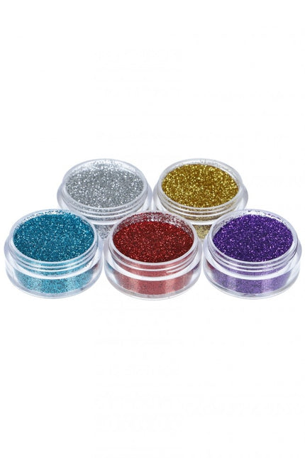 Set di tatuaggi glitterati colorati 5 pezzi