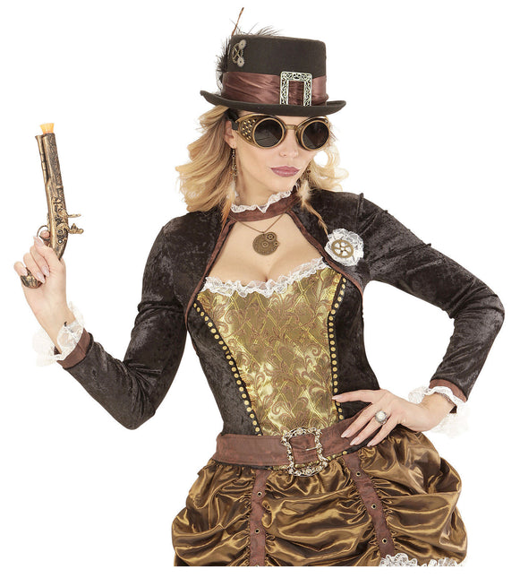 Fibbia Steampunk per cappello