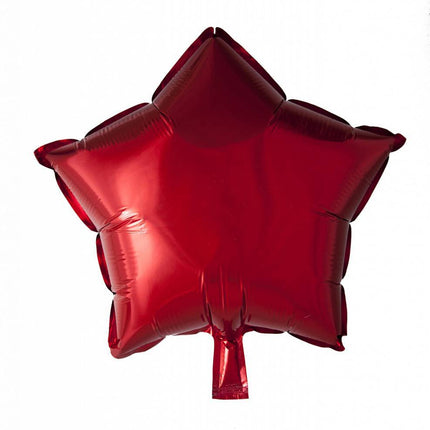 Palloncino ad elio Star Red 46cm vuoto