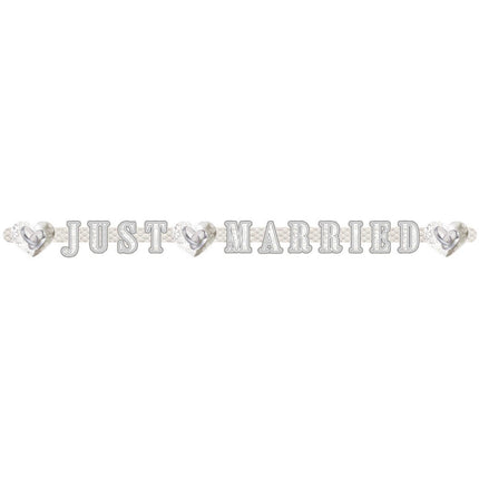 Ghirlanda di lettere Just Married 215 cm