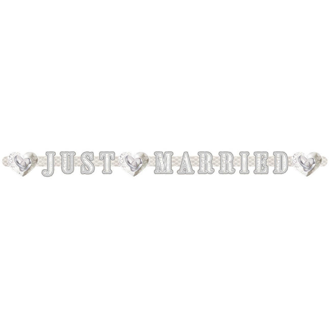 Ghirlanda di lettere Just Married 215 cm