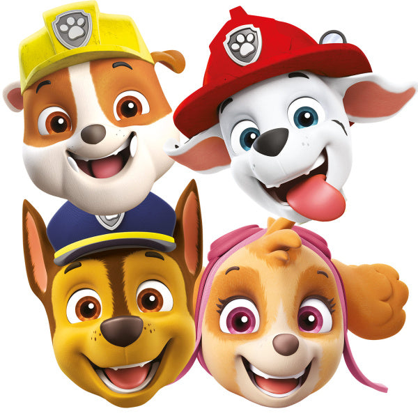 Maschere Paw Patrol 8 pezzi