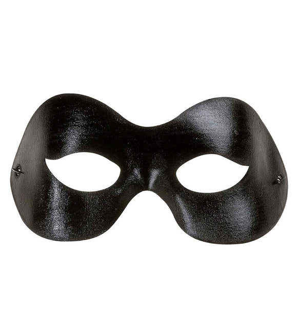 Maschera per gli occhi nera elastica