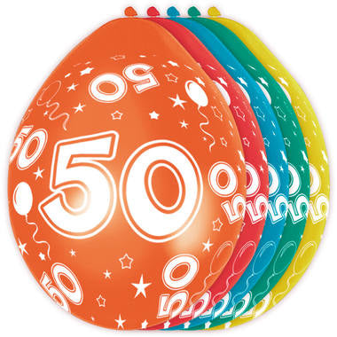 Palloncini 50 anni decorazione 30cm 5pz