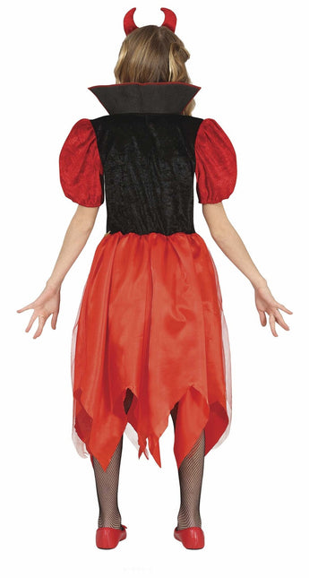 Costume di Halloween da diavolo per bambina