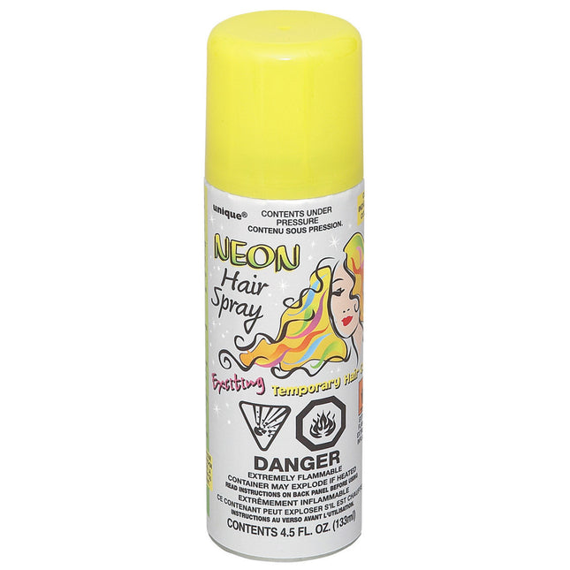 Lacca per capelli giallo neon 133ml