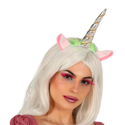 Tiara Unicorno Argento