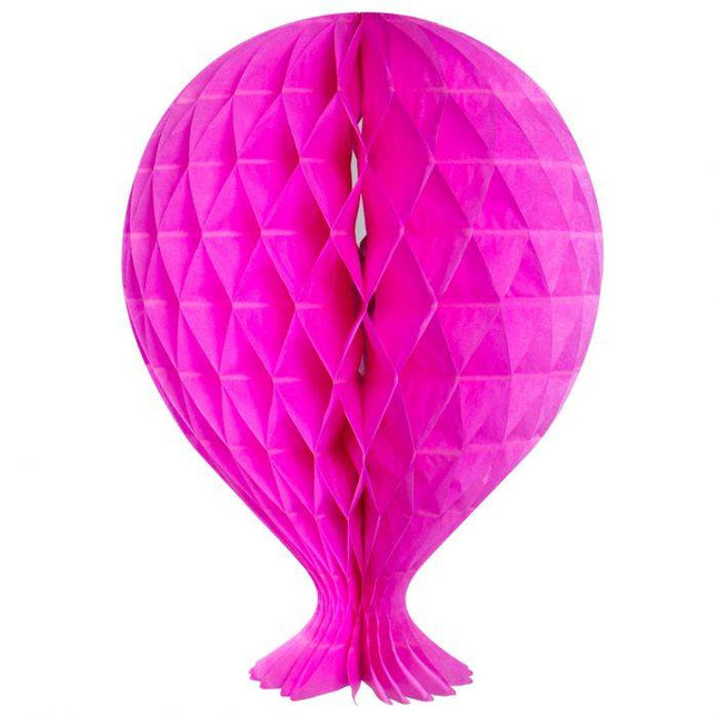 Palloncino a nido d'ape fucsia 37 cm