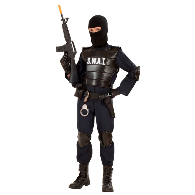 Costume da poliziotto ragazzo nero Swat