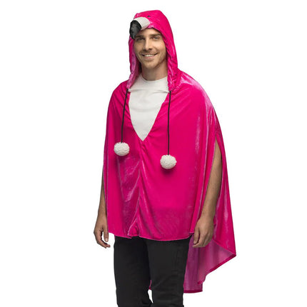 Flamingo Poncho - Partywinkel - 8712026884633