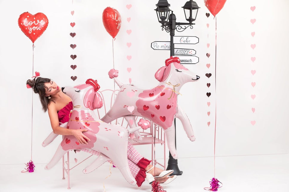 Foil balloon Heart ''I love you'', 45 cm, mix - Partywinkel - 5904555010765