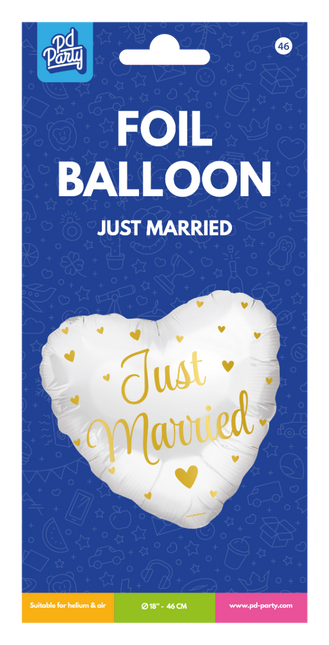 Palloncino in foil Just Married