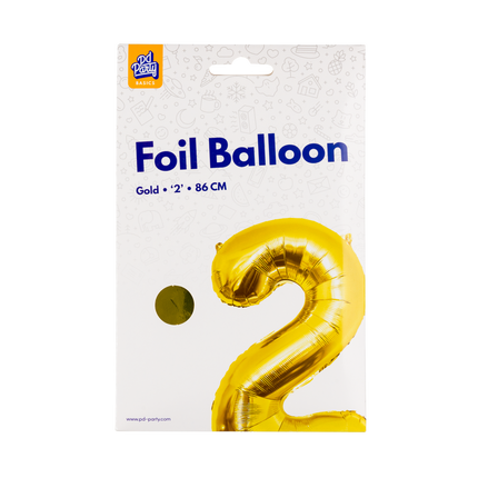 Palloncino in foil 86 cm No.2 Oro