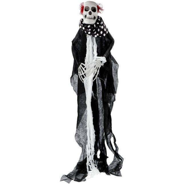 Halloween Hangdecoratie Clown Skelet 85cm - Partywinkel - 8714572239059