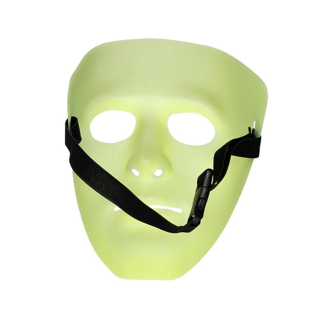 Halloween Masker Mime Glow In The Dark - Partywinkel - 8712026001863