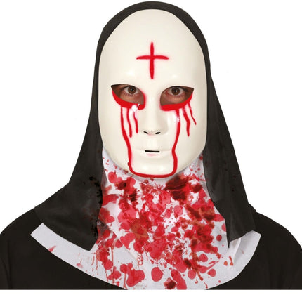 Halloween Masker Satanische Non - Partywinkel - 8434077200650